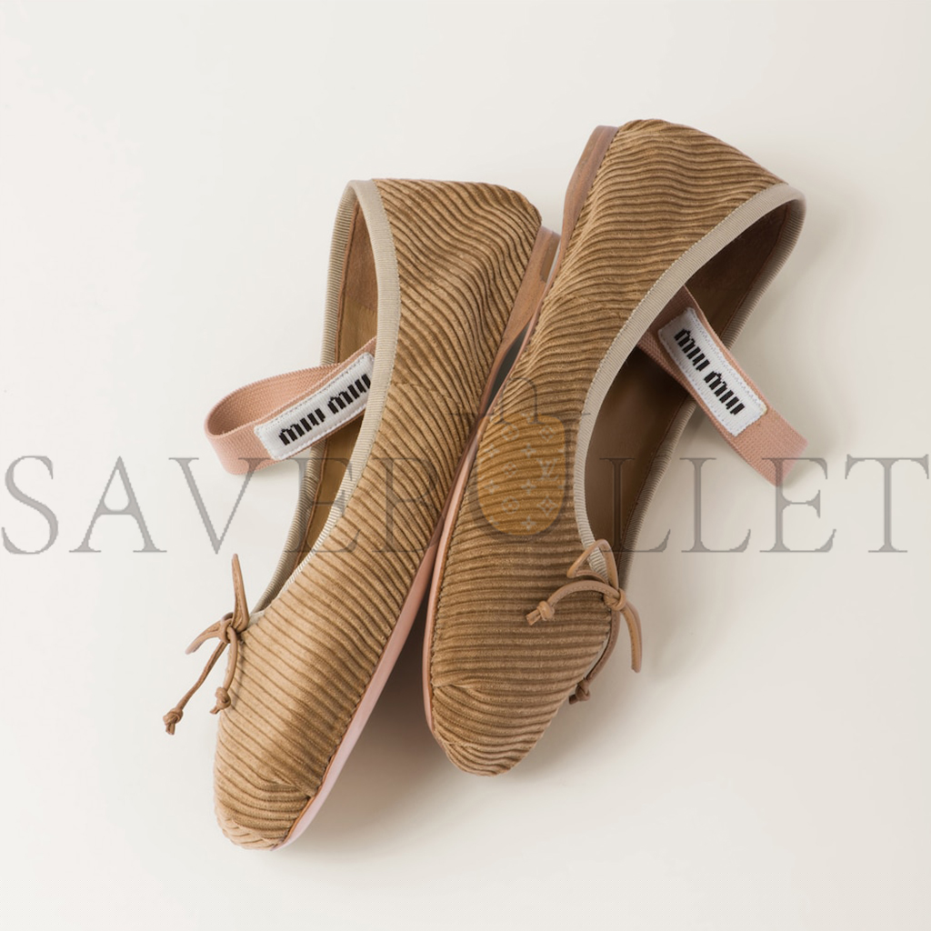 M1v M1v corduroy ballerinas 5f794d
